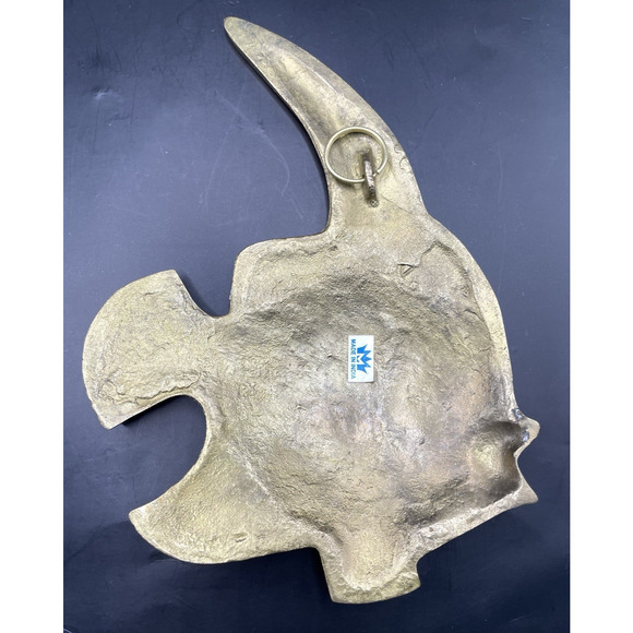 Vintage Nautical Wall Decor - Set of 4 Brass Fish -Made in India - Picture 8 of 16